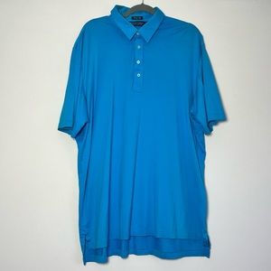 Polo Golf Ralph Lauren Golf Shirt Mens XXL Blue Vintage Lisle